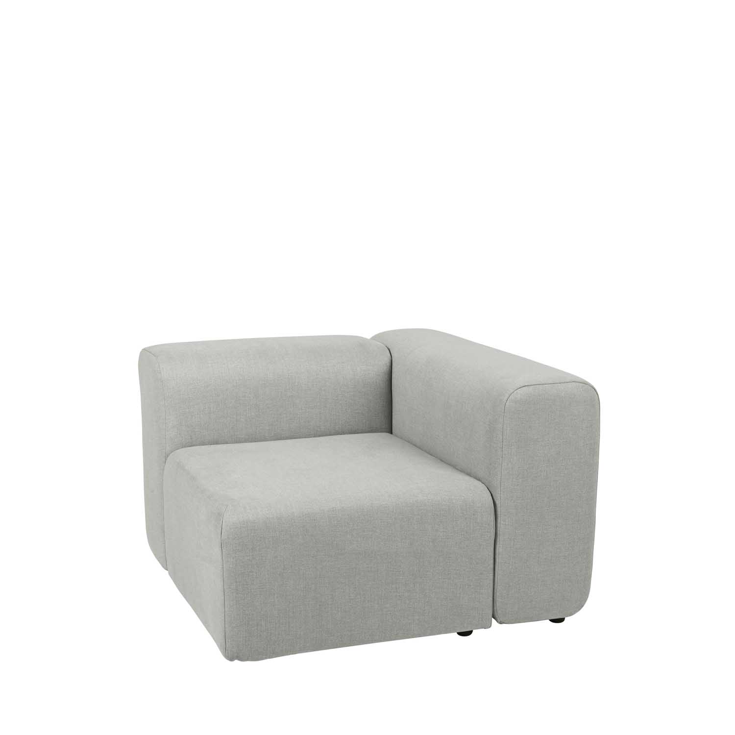 BROSTE COPENHAGEN Lake modulsofa venstre hjørnedel - polyester, kvadratisk Billede af BROSTE COPENHAGEN Lake modulsofa venstre hjørnedel - polyester, kvadratisk