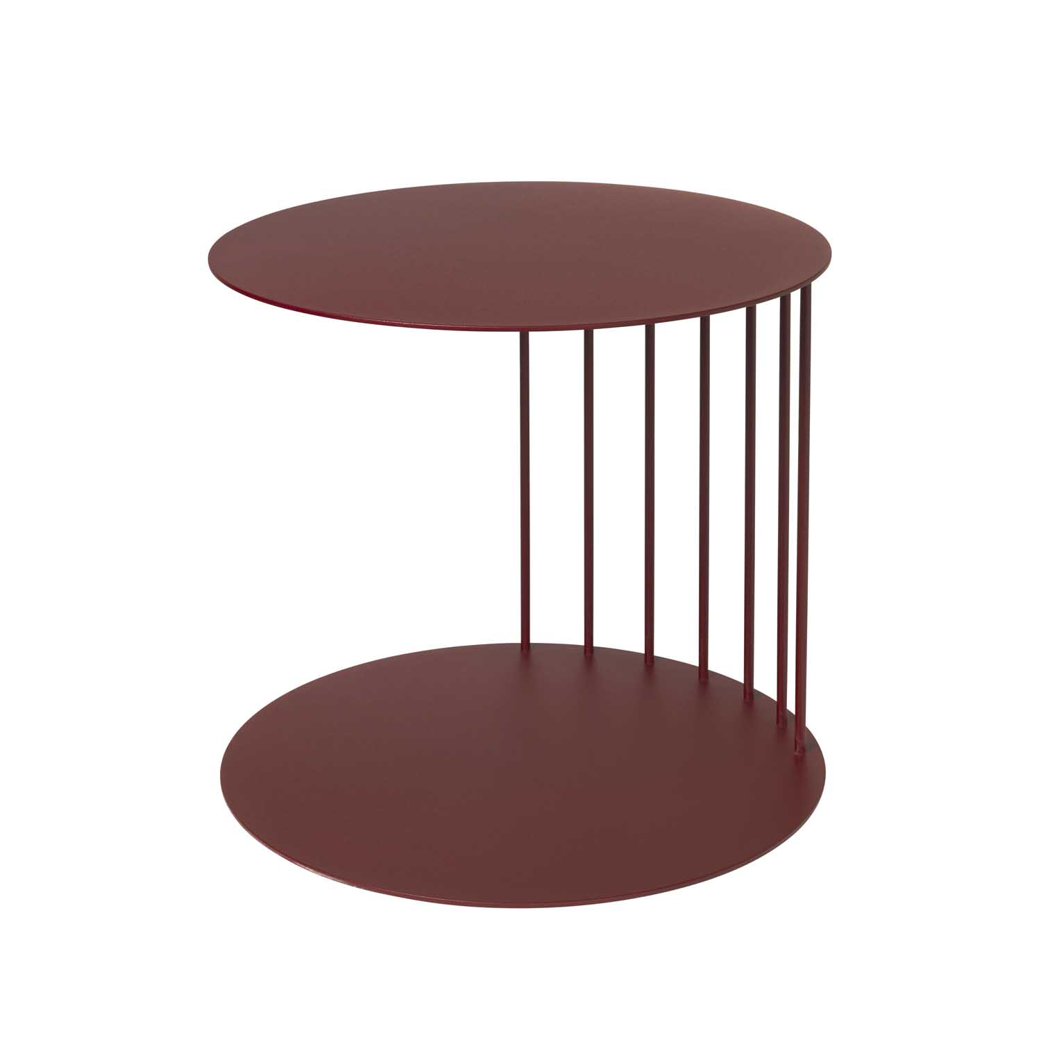 Broste Copenhagen Tone Sidebord - Stål, Rund (Ø40) Dagligstue