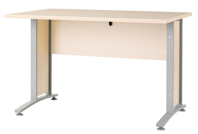 Prima Skrivebord - Hvid/Sort/Eg Eg Kontor