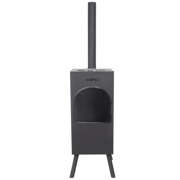 Bonfeu Bonfeu Boncarre Qlp Udepejs - Sort Stål, Inkl. Grill Tilbehør (H:164 Cm) Havemøbler