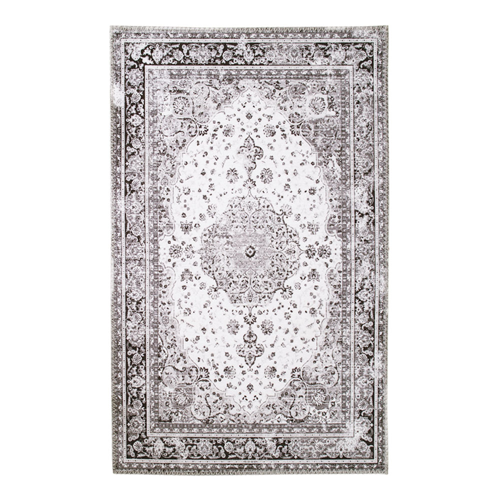 House Nordic Havana Gulvtæppe - Hvid Og Sort Polyester (200X300)