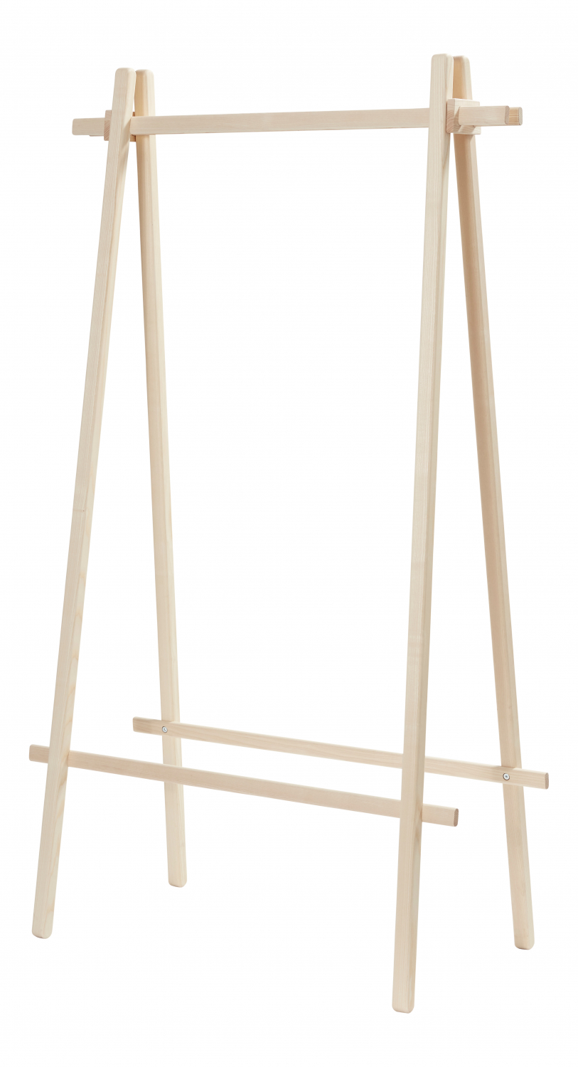 Andersen Tøjstativ - Sort Træ, Fremstillet Af Ask, (183 Cm)