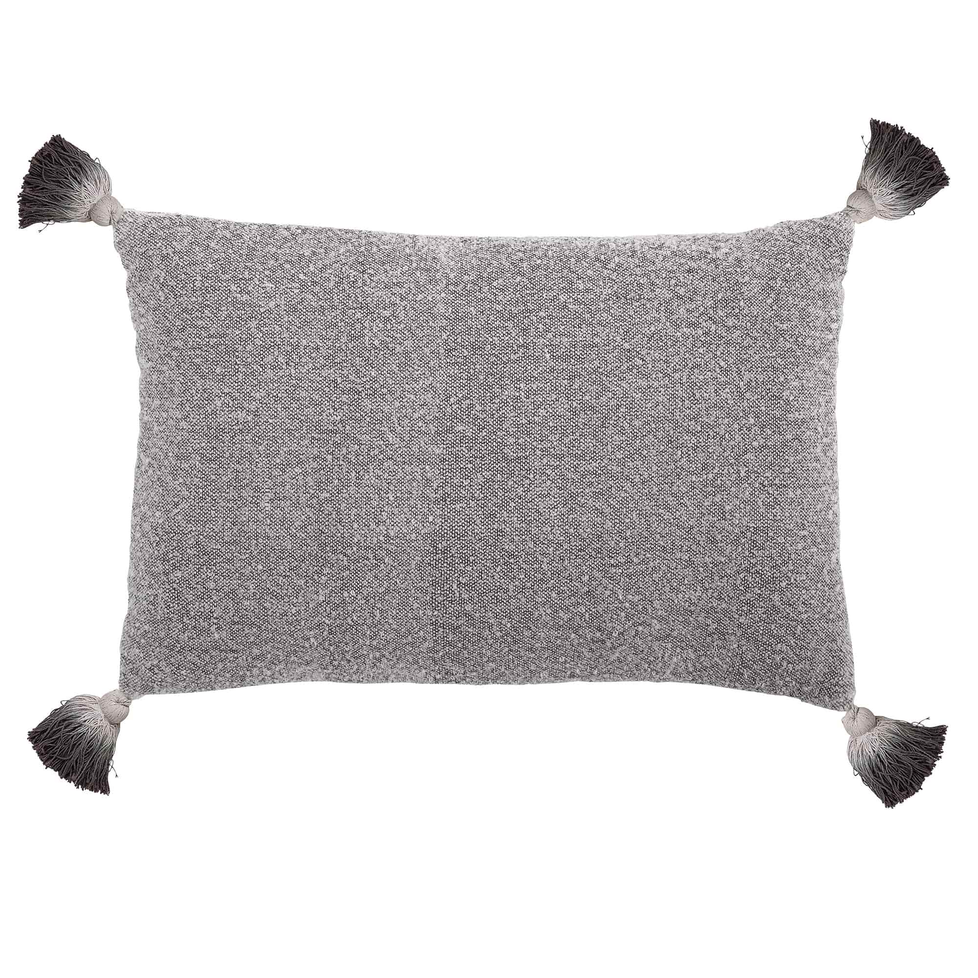 Bloomingville Pude - Grå Akryl/Bomuld, Rektangulær (60X40) Boligtilbehør