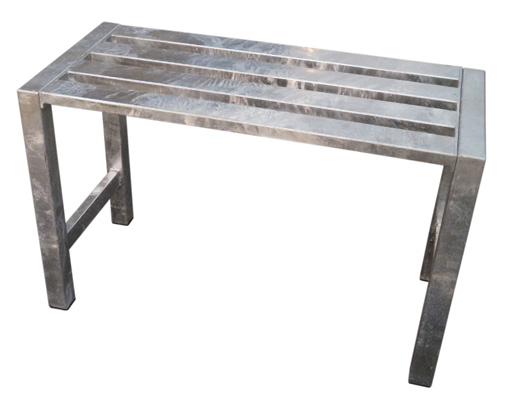 A2 Living Bænk - Galvaniserede Stål (75X35)