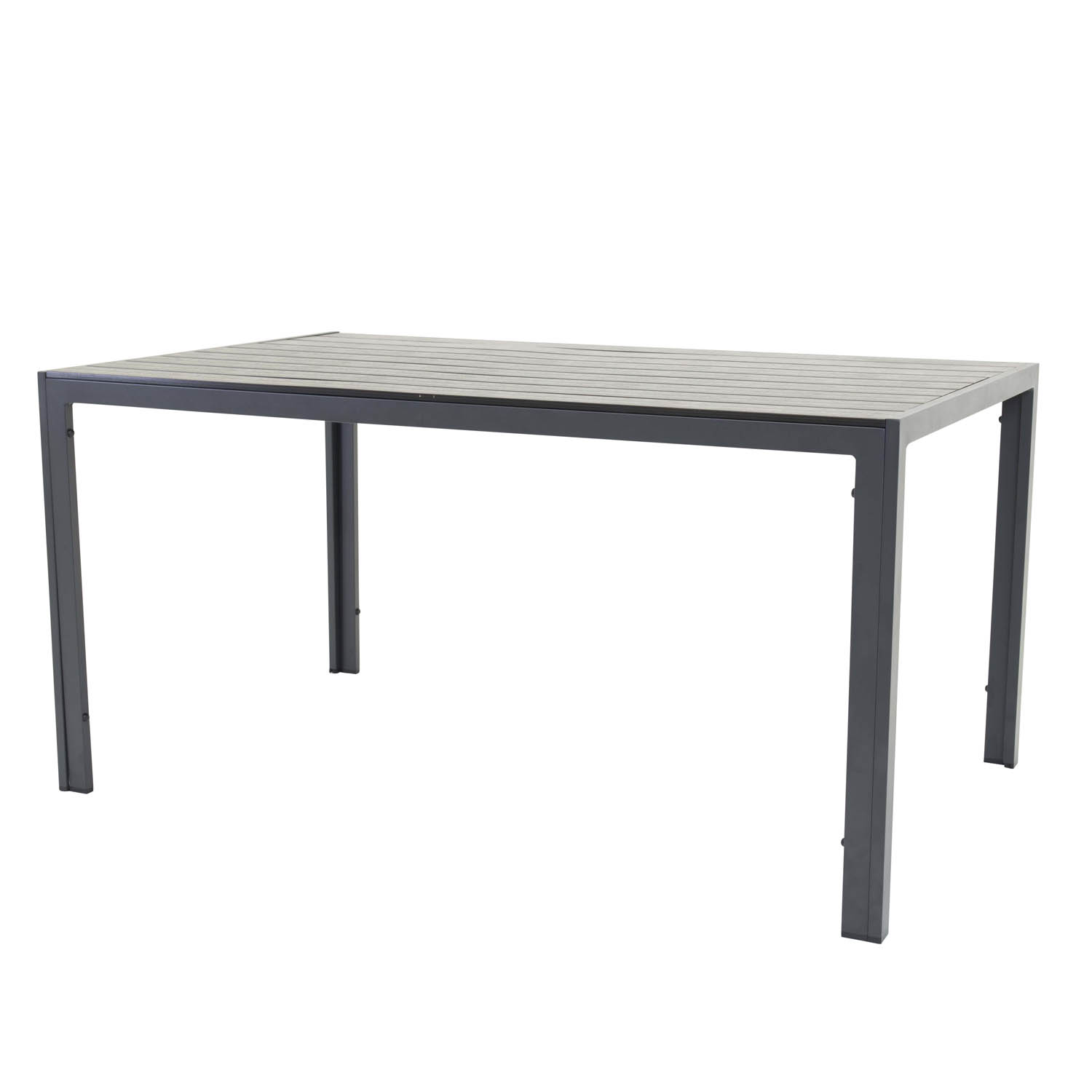 Venture Design Venture Design Rektangulær Break Havebord - Sort Aluminium (205X90) Havemøbler
