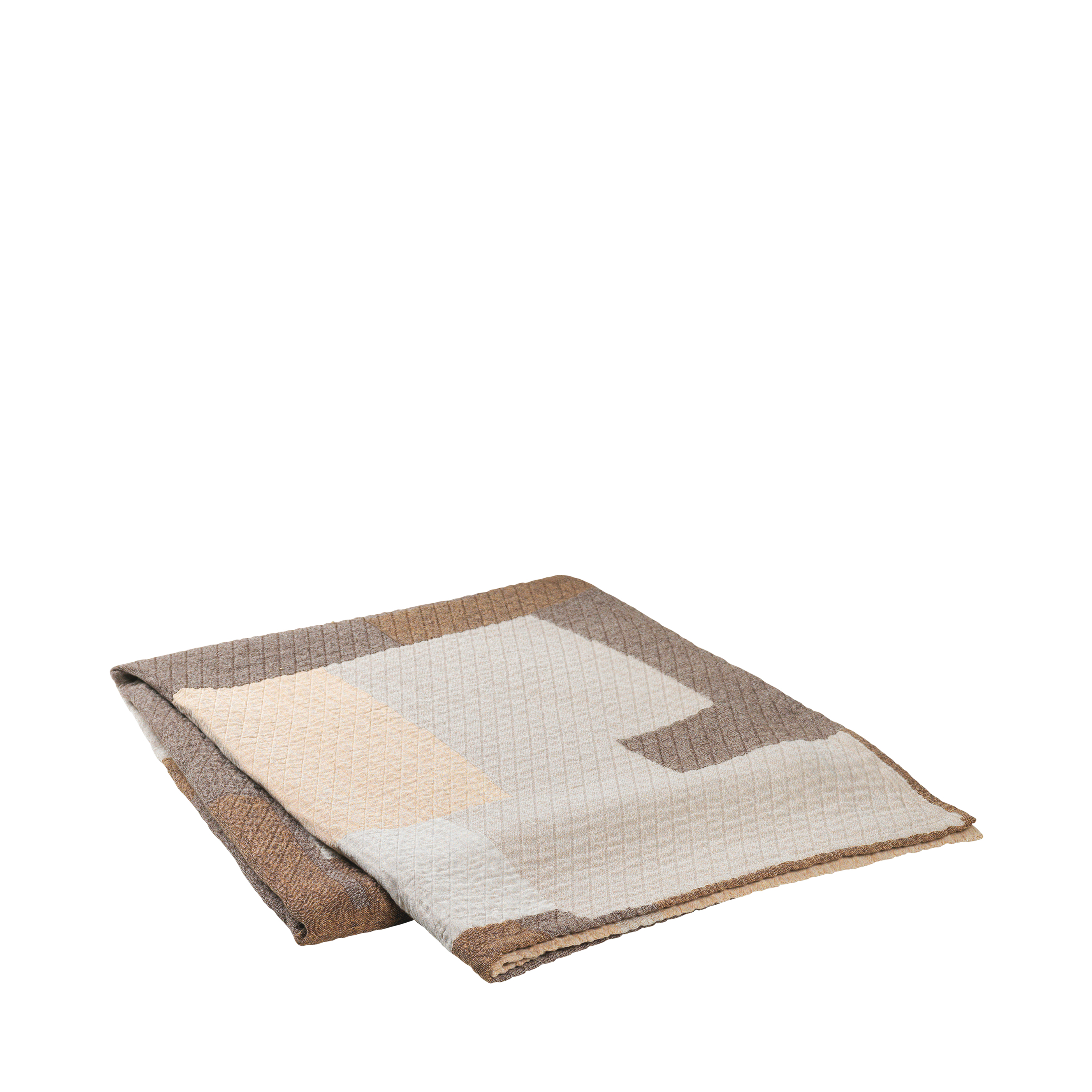Broste Copenhagen Rektangulær Patch Sengetæppe - Multifarvet Bomuld (260X240)