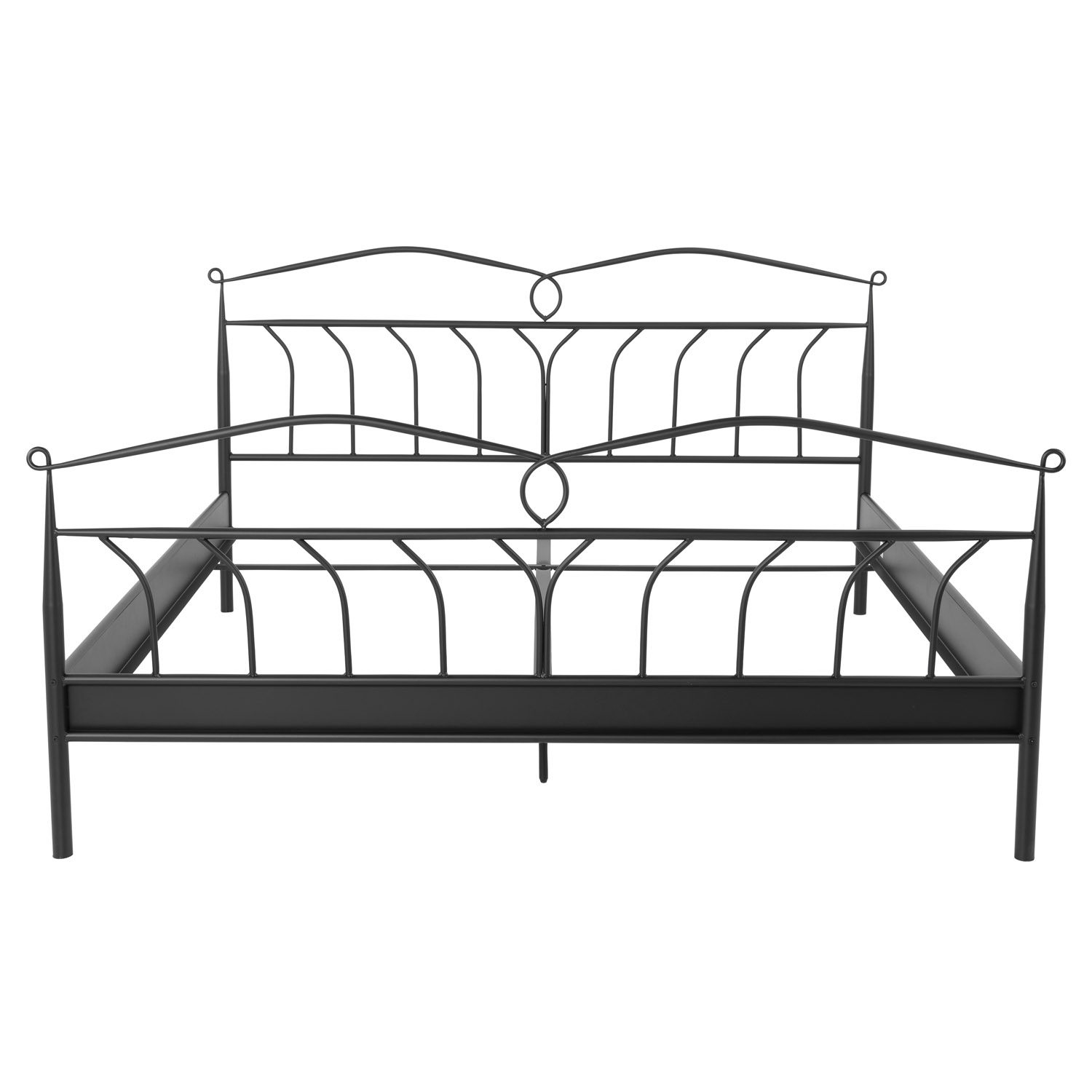 Act Nordic Act Nordic Line Seng, Kun Til Boxmadras - Sort Metal (180X200) Soveværelse