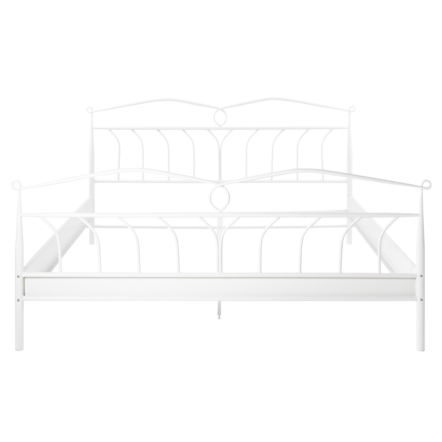 Act Nordic Line Seng, Kun Til Boxmadras - Hvid Metal (180X200)