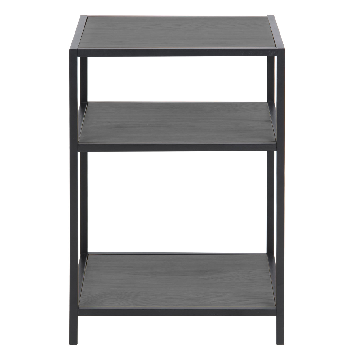 Act Nordic Seaford Natbord, M. 2 Hylder - Sort Melaminask Og Metal (42X35)