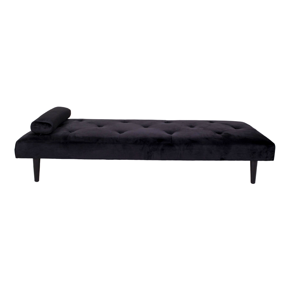House Nordic Lasanta Daybed - Sort Velour/Gummitræ