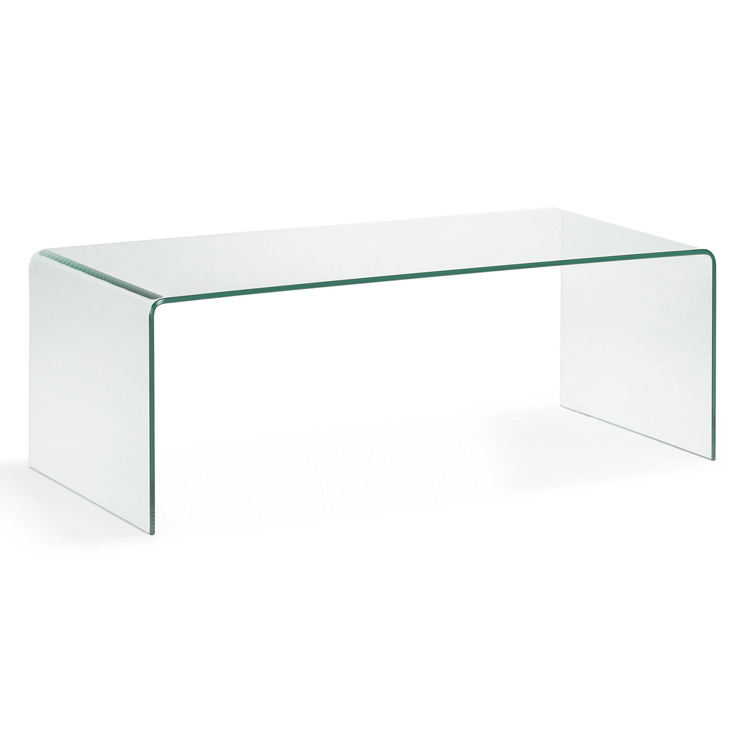 Laforma Rektangulær Burano Sofabord - Klar Glas (110X50)