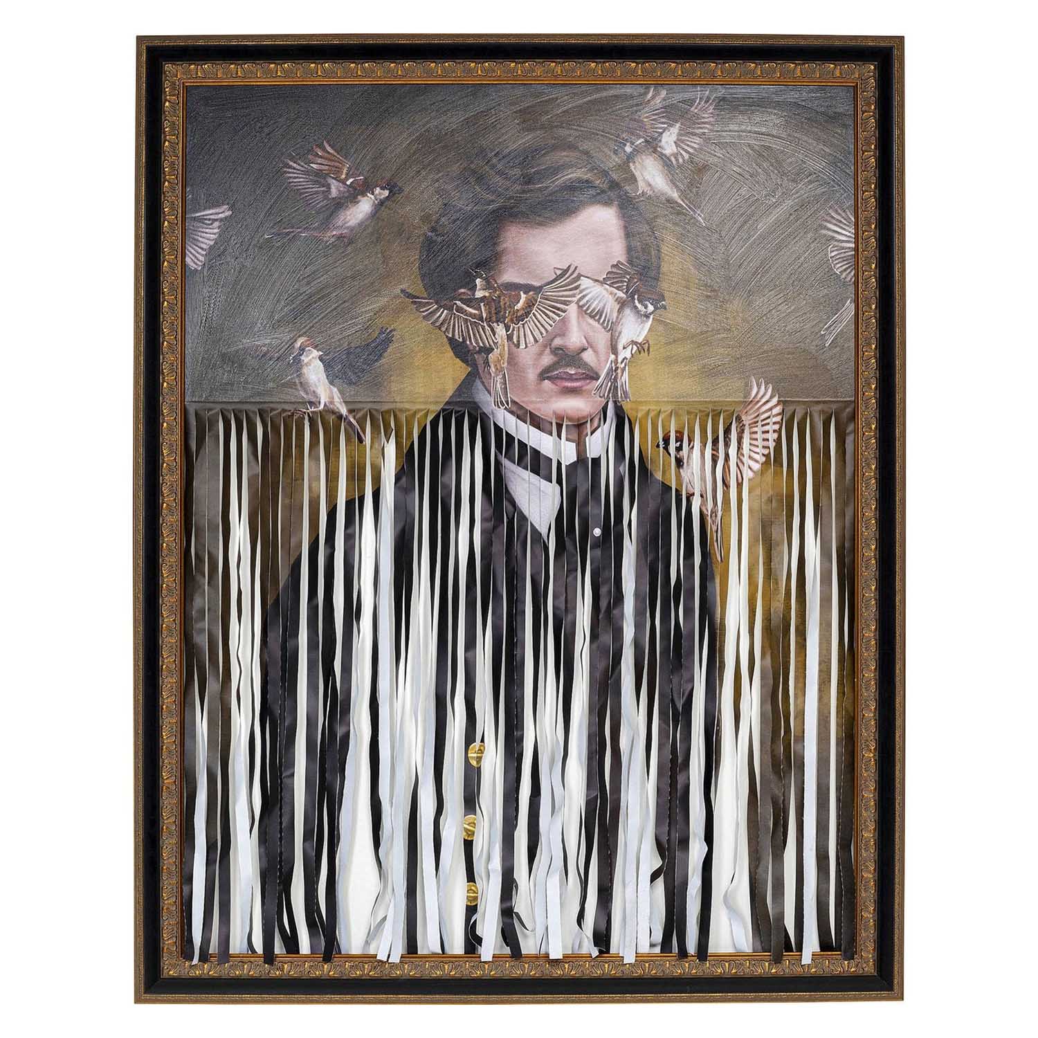 Kare Design Kare Design Gentleman Cuts Billede - Multifarvet Bomuld (163X130) Boligtilbehør