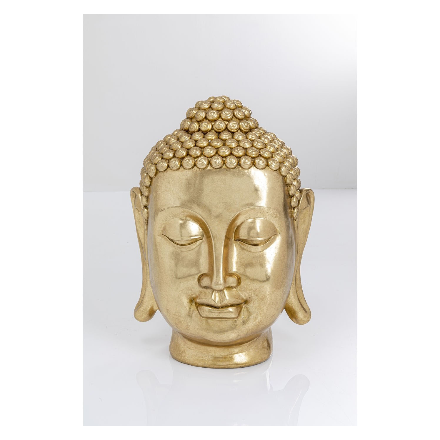 Kare Design Kare Design Head Asia Gold Figur - Guld Polyresin (H:83Cm) Boligtilbehør