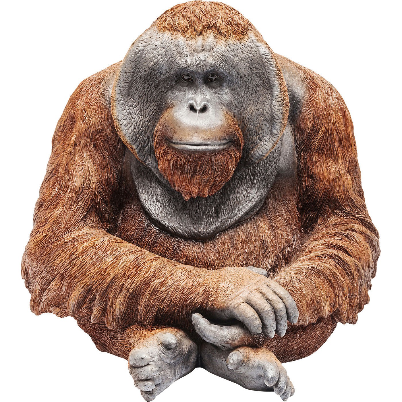 KARE DESIGN Monkey Orangutan dekoration - brun/hvid/sort polyresin (H 72) Billede af KARE DESIGN Monkey Orangutan dekoration - brun/hvid/sort polyresin (H 72)