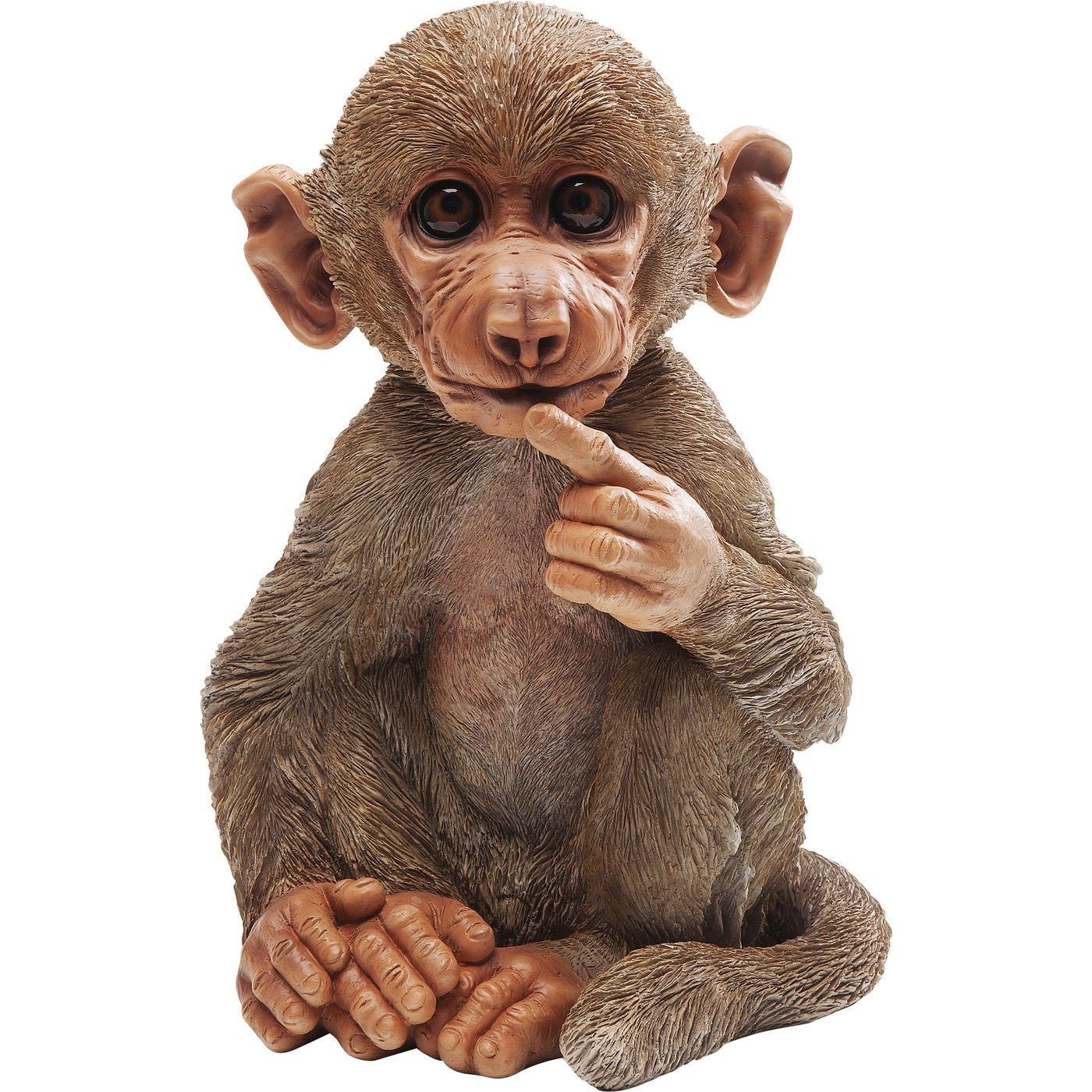 KARE DESIGN Monkey Baby Baboon dekoration - brun/sort polyresin (H 34,7) Billede af KARE DESIGN Monkey Baby Baboon dekoration - brun/sort polyresin (H 34,7)