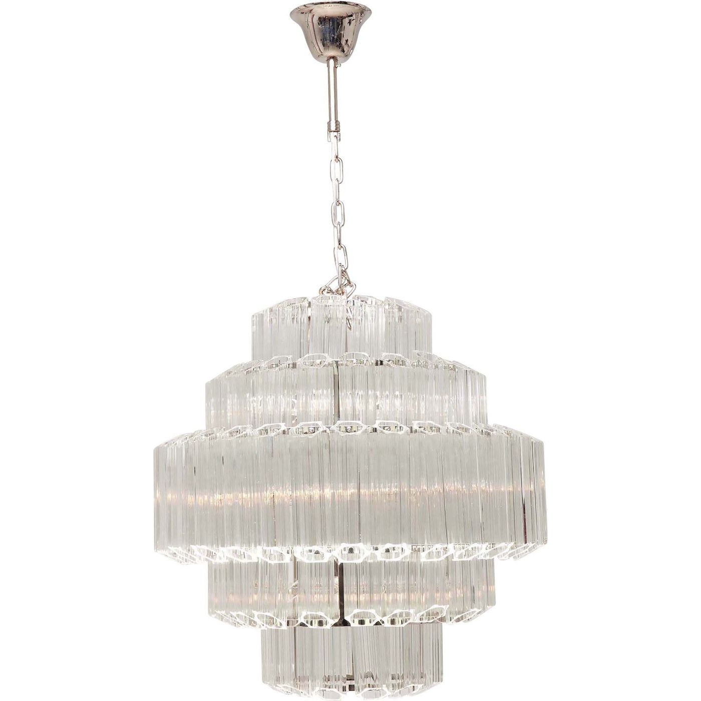 Kare Design Palazzo Loftslampe - Klart Glas Og Lakeret Stål (Ø 66) Belysning
