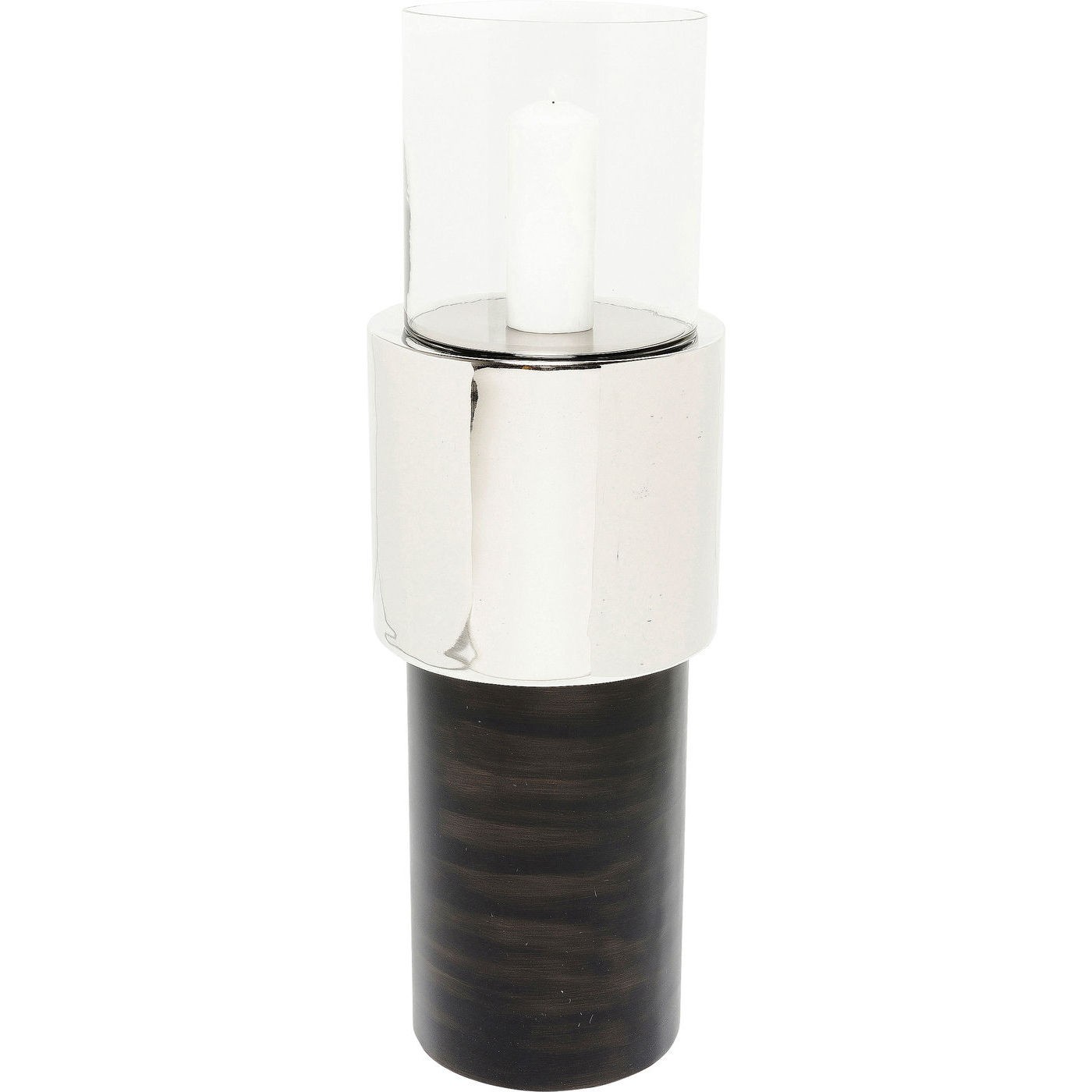 Kare Design Eris Lanterne - Aluminium Og Glas, Cylinderformet (H 99)