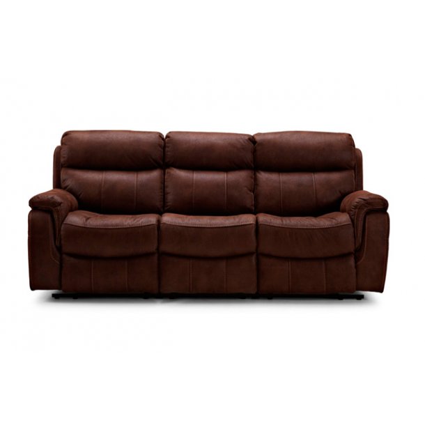 Hjemmebiosofa til 3 personer med recliner sort læder. Latest wooden sofa designs