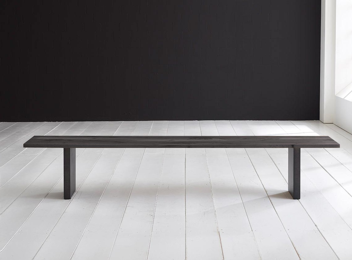 Bodahl Concept 4 You Spisebordsbænk - Massiv Egetræ M. T-Ben 240 X 40 Cm 3 Cm 07 = Mocca Black