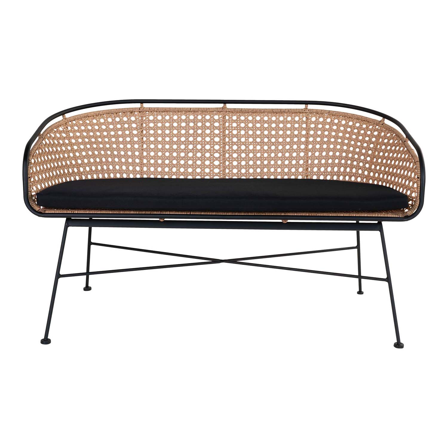 House Nordic Grado Havesofa, M. Hynde - Natur Polyrattan Og Stål