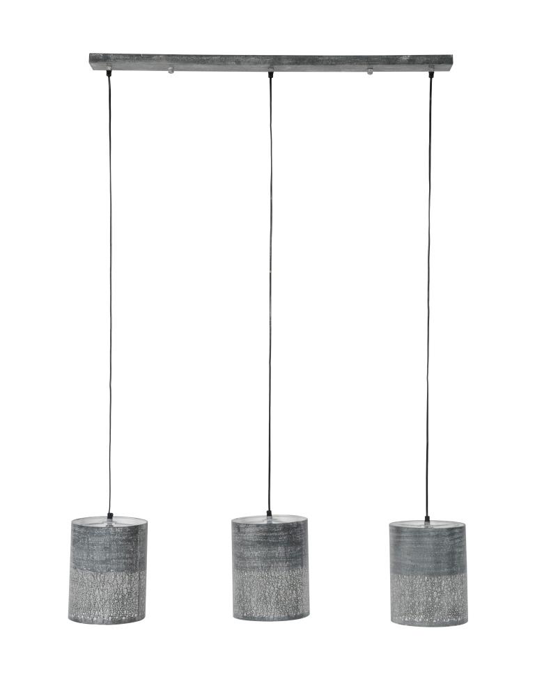 Furbo Furbo Loftslampe - Grå Stål, M. 3 Lamper Belysning