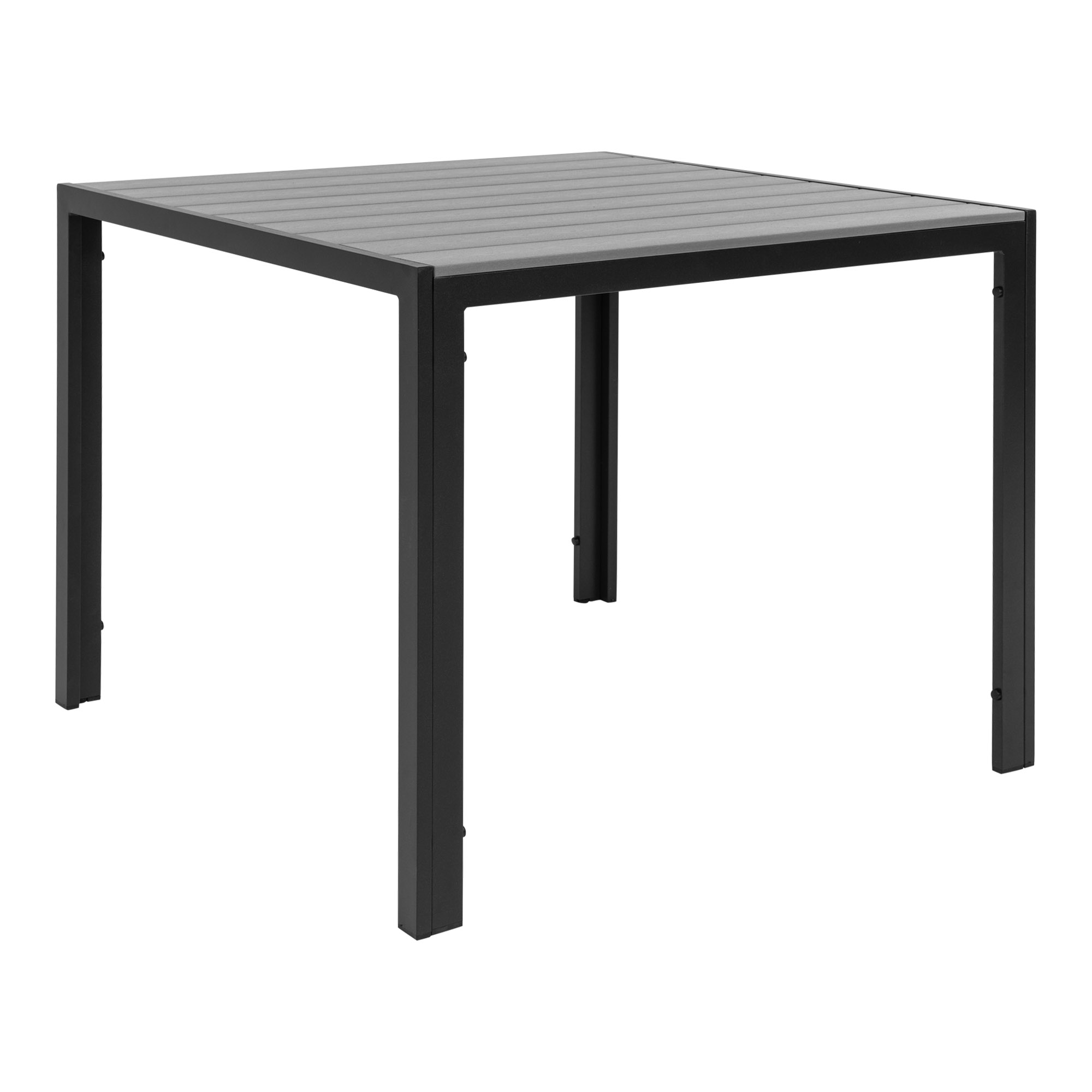 House Nordic Colorado Havebord - Grå Aintuge Ood Og Sort Aluminium (90X90)