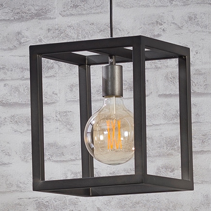 Furbo Loftslampe - Sølv Stål