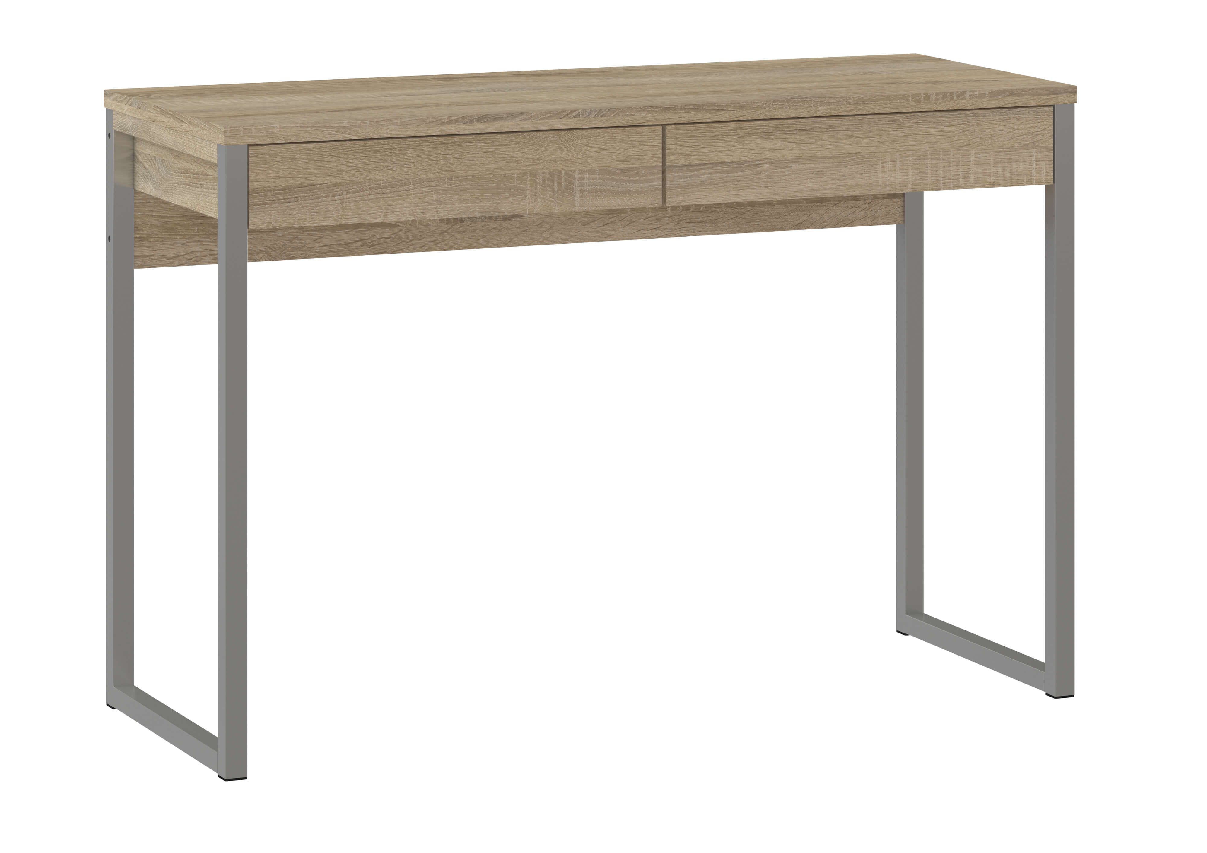 Function Plus Skrivebord - Egetræsstruktur, M. 2 Skuffer Kontor