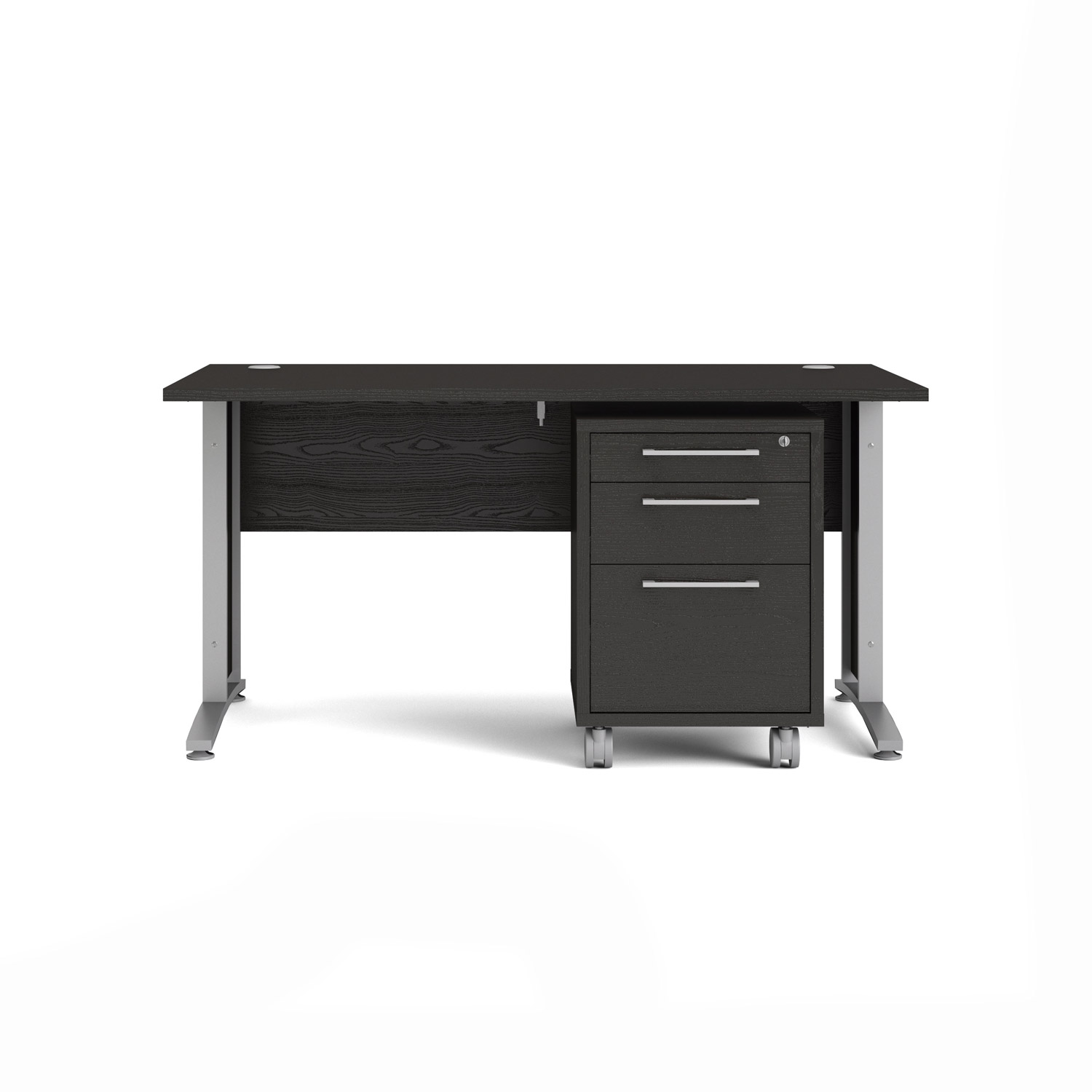 Kare Design Kare Design Rundt Charme Palm Sidebord - Emaljeret Stål M. Palmemotiv Og Messingbelagt Stål (Ø 40) Dagligstue
