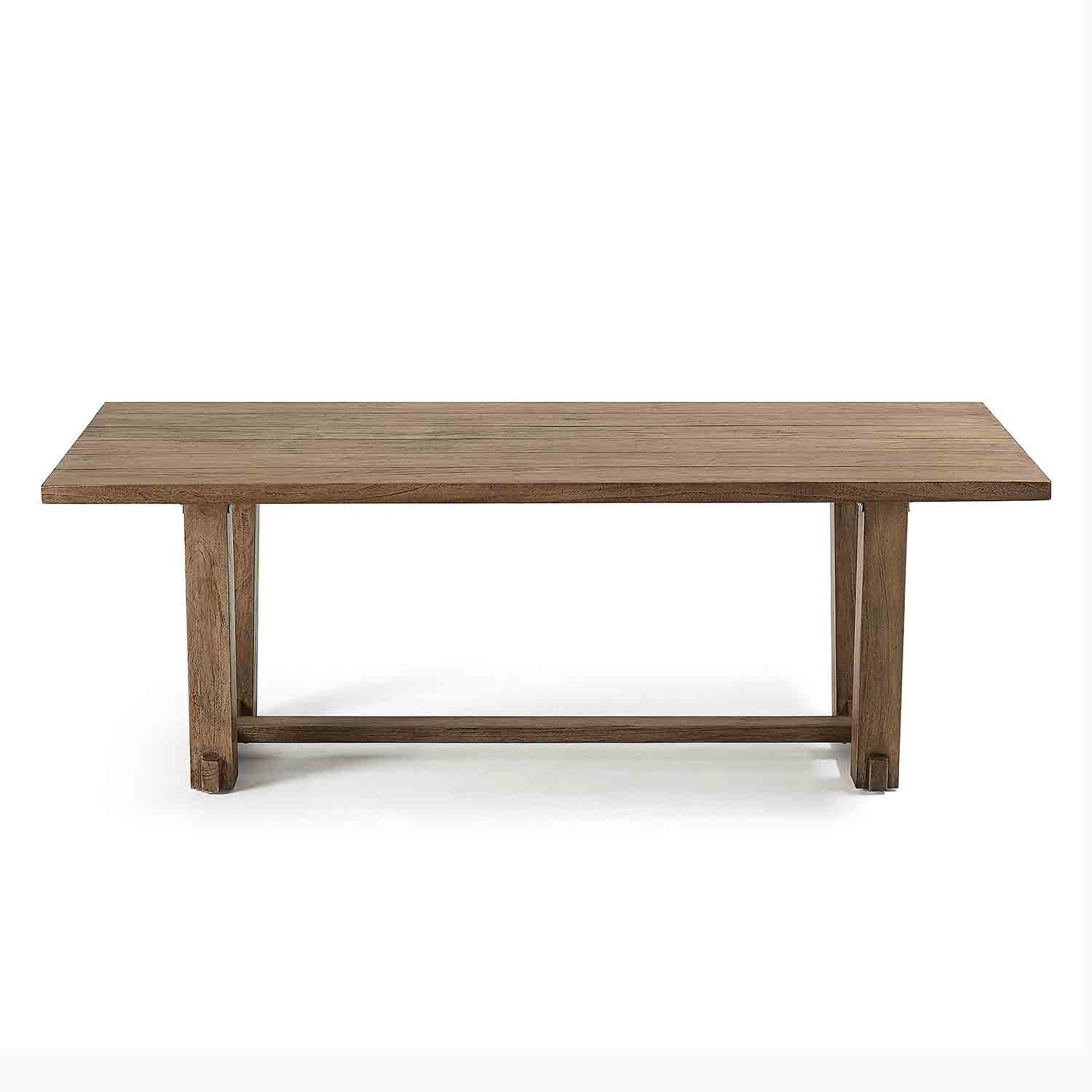 Laforma Rektangulær Komet Havebord - Natur Teaktræ (220X90) Havemøbler