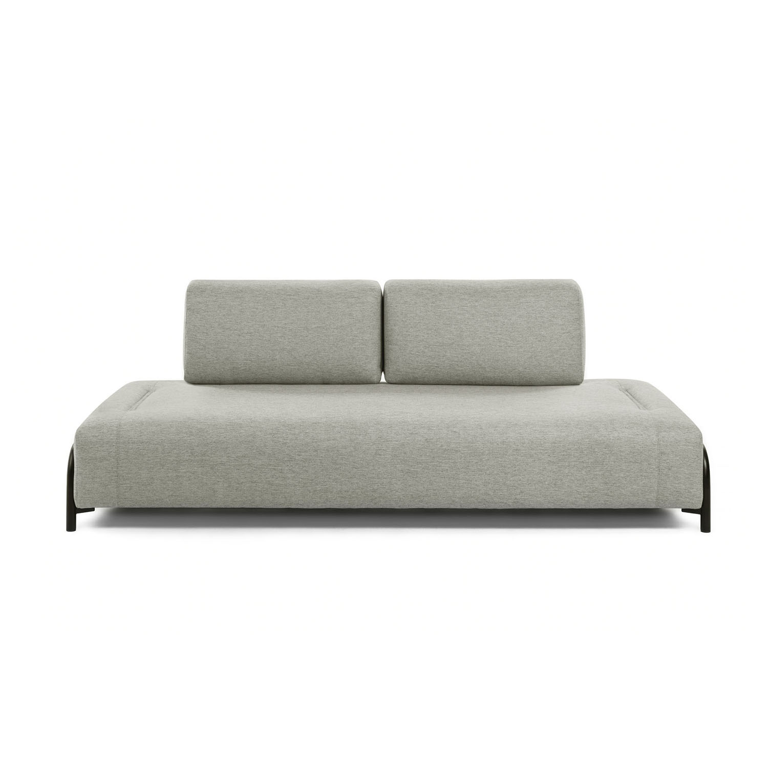 Laforma Compo 3 Pers. Sofa - Beige Stof Og Metal Dagligstue