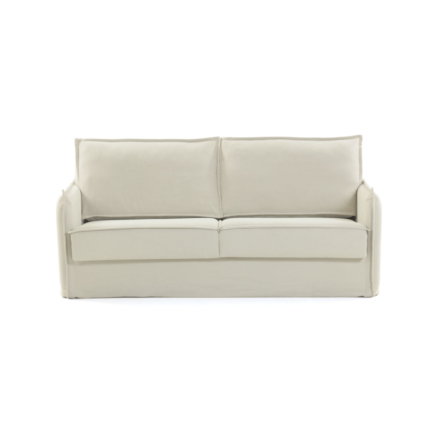 Laforma Samsa Sovesofa - Elfenben Stof Og Metal Dagligstue