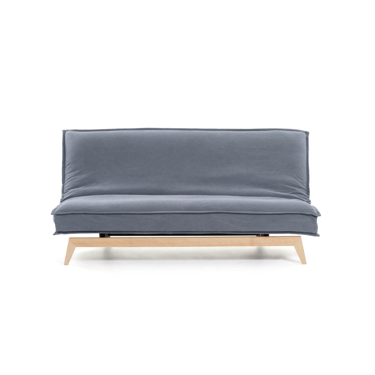 Laforma Eveline Sovesofa - Blå Stof, Træ Og Metal Dagligstue