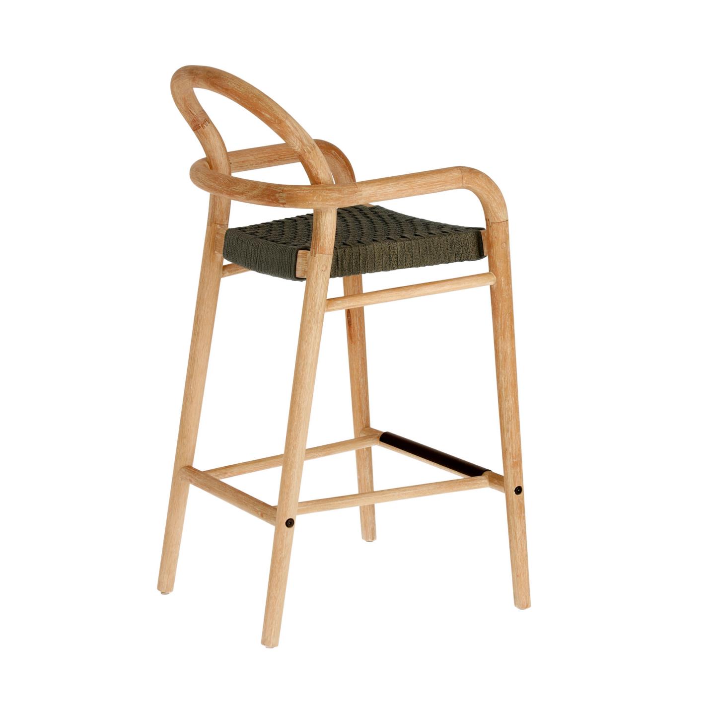 LAFORMA Green Sheryl barstol til haven, m. armlæn, ryglæn og fodstøtte natur eukalyptustræ (69cm) LAFORMA Green Sheryl barstol til haven, m. armlæn, ryglæn og fodstøtte natur eukalyptustræ (69cm)