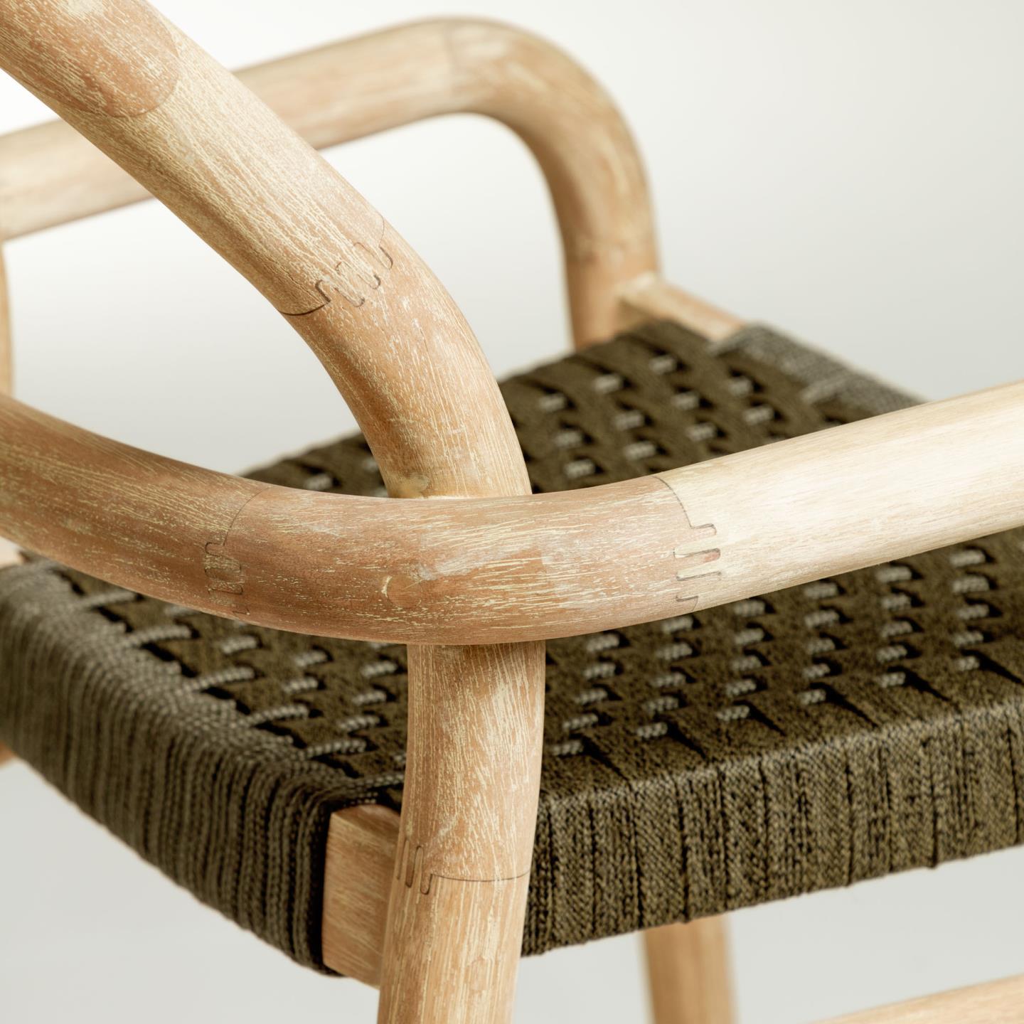 LAFORMA Green Sheryl barstol til haven, m. armlæn, ryglæn og fodstøtte natur eukalyptustræ (69cm) LAFORMA Green Sheryl barstol til haven, m. armlæn, ryglæn og fodstøtte natur eukalyptustræ (69cm)