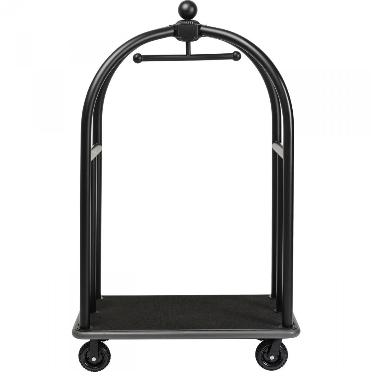 Kare Design Kare Design Vip Vegas Matt Black Trolley, M. Hjul - Sort Stål Og Mdf Entré