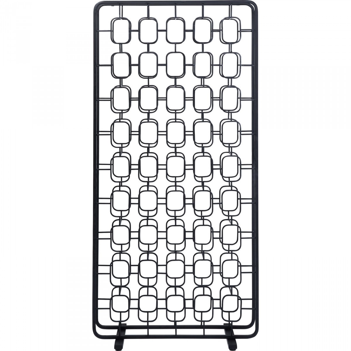Kare Design Rektangulær Circles Vinreol - Sort Stål (H:173Cm) Dagligstue