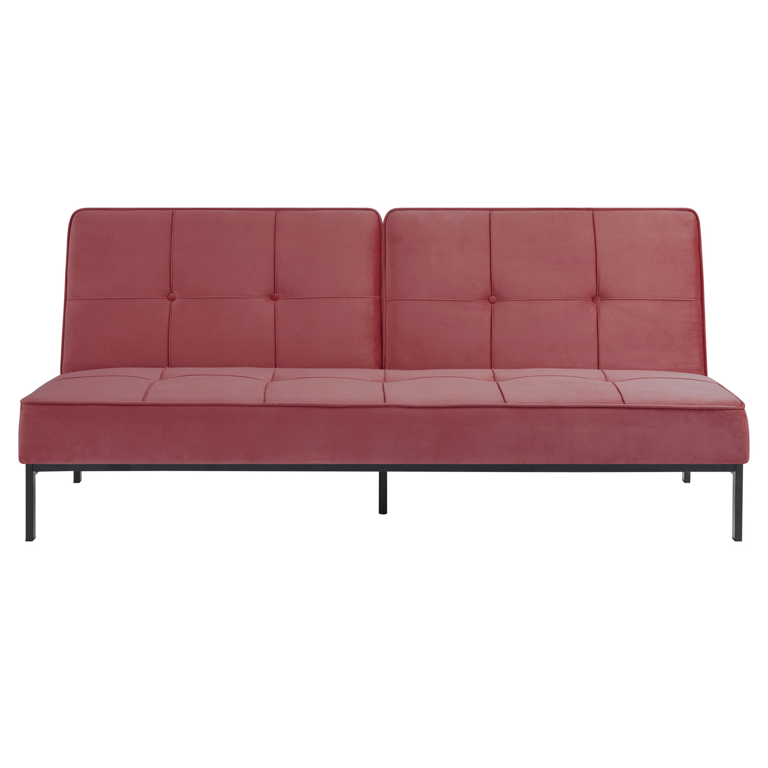 Act Nordic Act Nordic Perugia Sovesofa - Koral Polyester Og Sort Metal Dagligstue