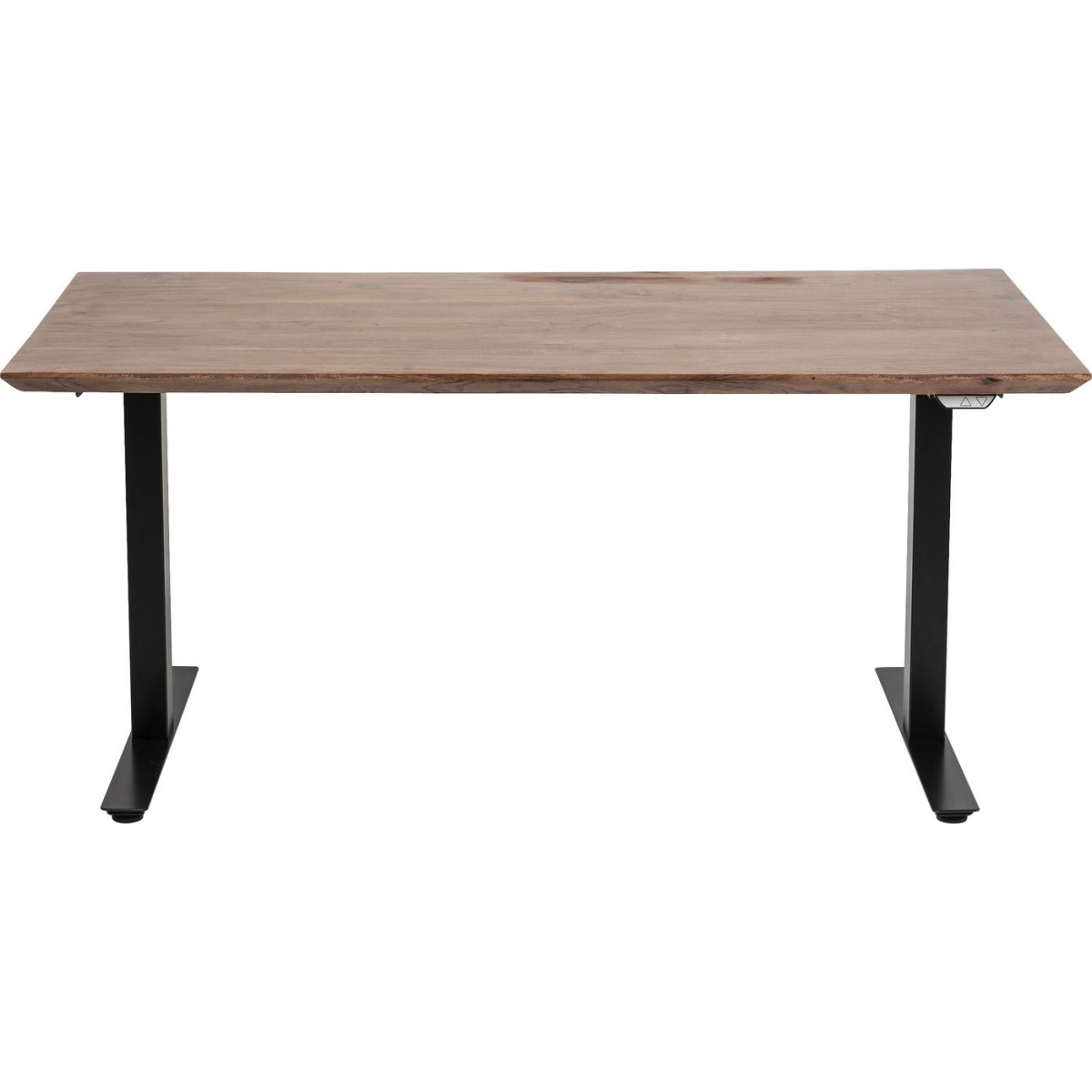 Kare Design Rektangulær Symphony Dunkel Black Hævesænkebord - Akacietræ Og Sort Stål (160X80)