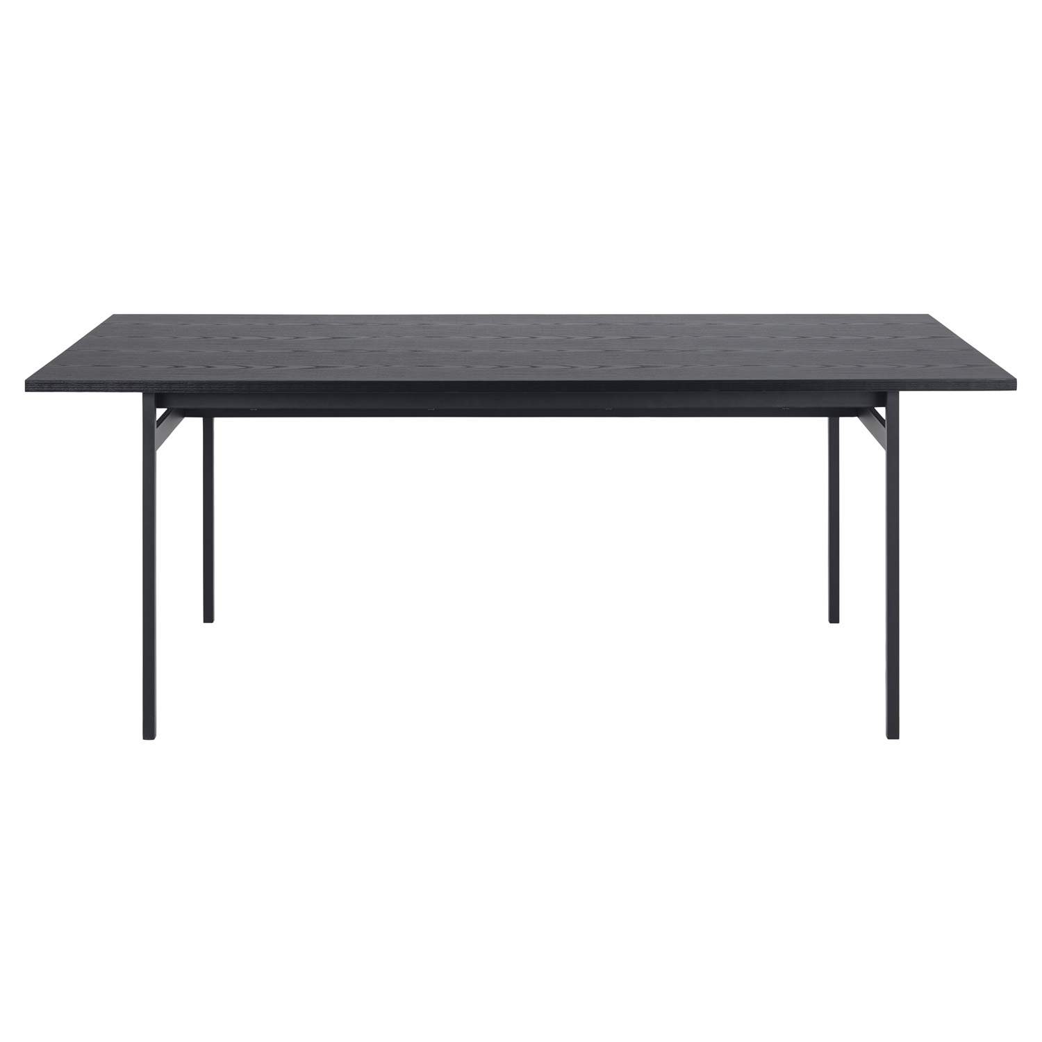 Act Nordic Angus Spisebord - Sort Melamin Ask Og Sort Metal (200X90) Spisestue
