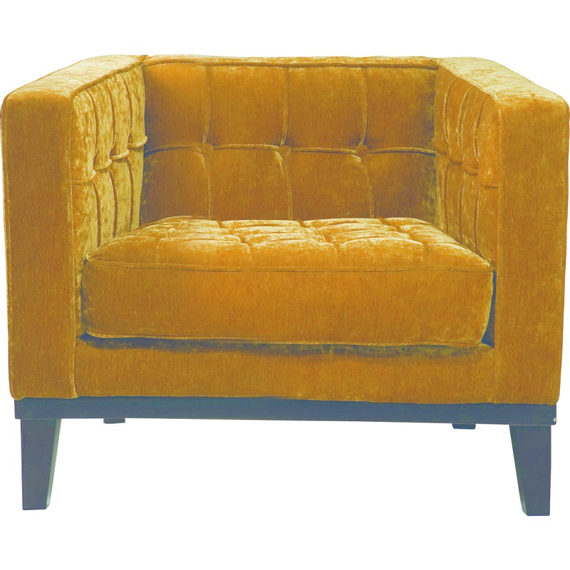 Kare Design Mirage Lænestol - Brun/Gul Stof Kare Design