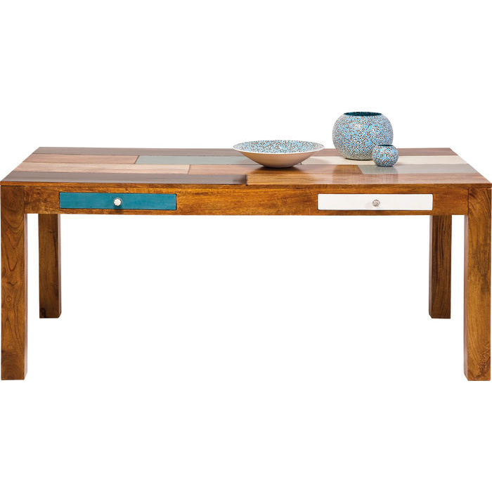 Kare Design Babalou Spisebord - Lakeret Træ, M. Skuffer