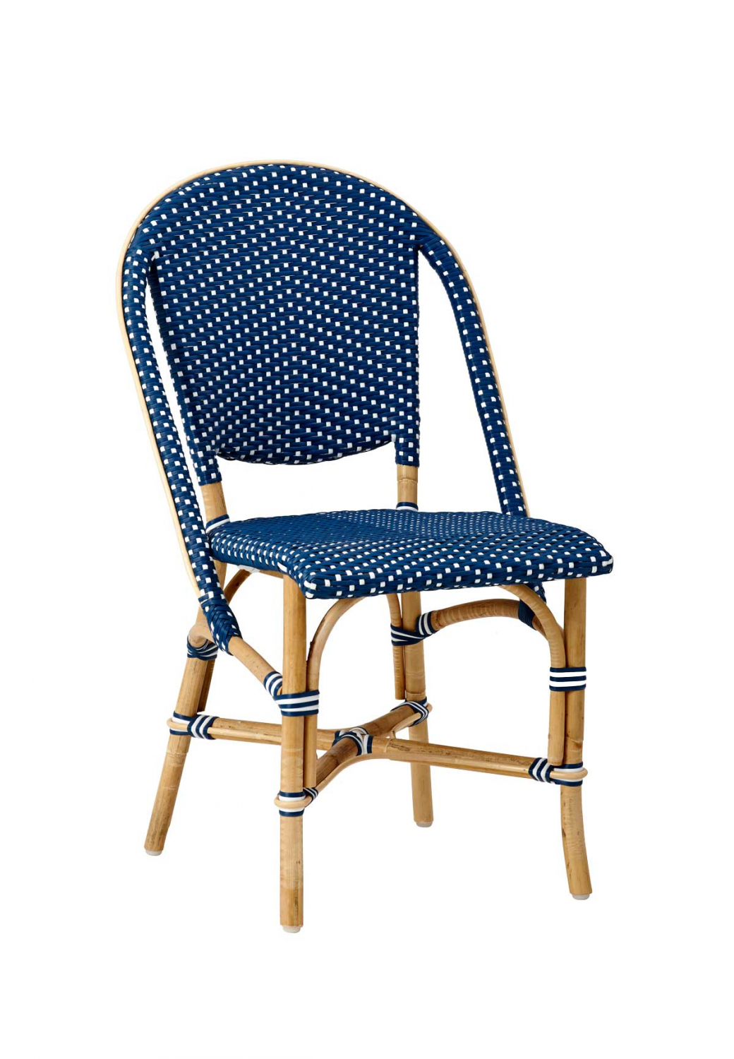Sika Design Sika Design Sofie Spisebordsstol - Navy Blå/Natur Træ Spisestue