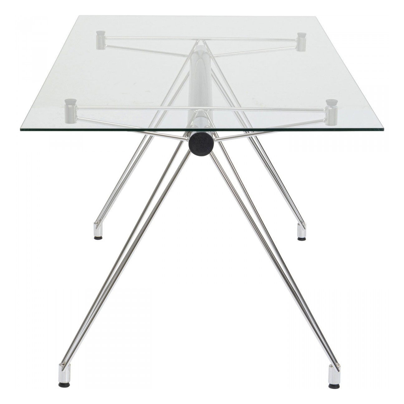 Kare Design Rektangulær Bordplade - Klar Glas (160X80X0, 8Cm)