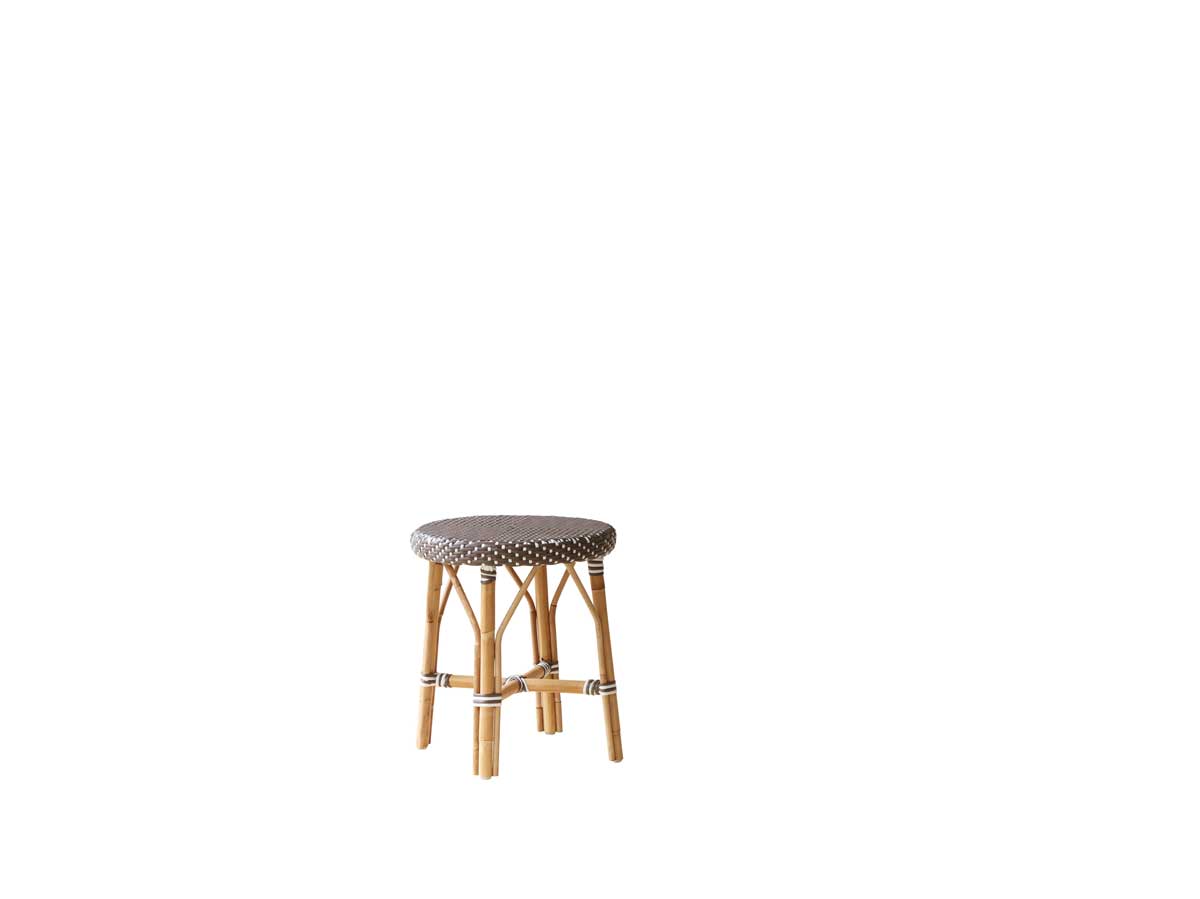 Sika Design Simone Skammel - Cappuccinofarvet Træ (Ø 40) Dagligstue