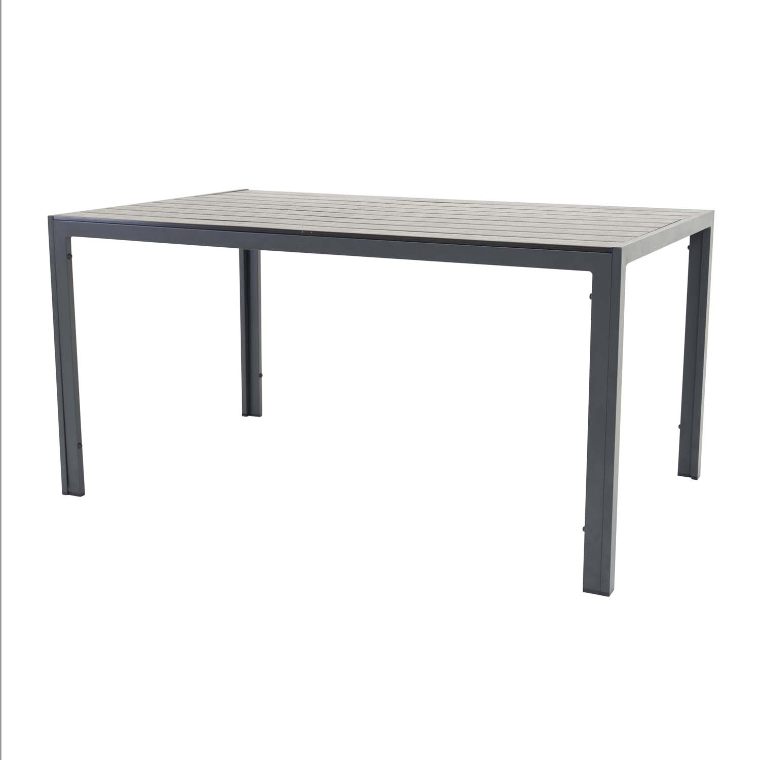 Venture Design Venture Design Rektangulær Break Havebord - Sort, Sort Aluminium (150X90) Havemøbler