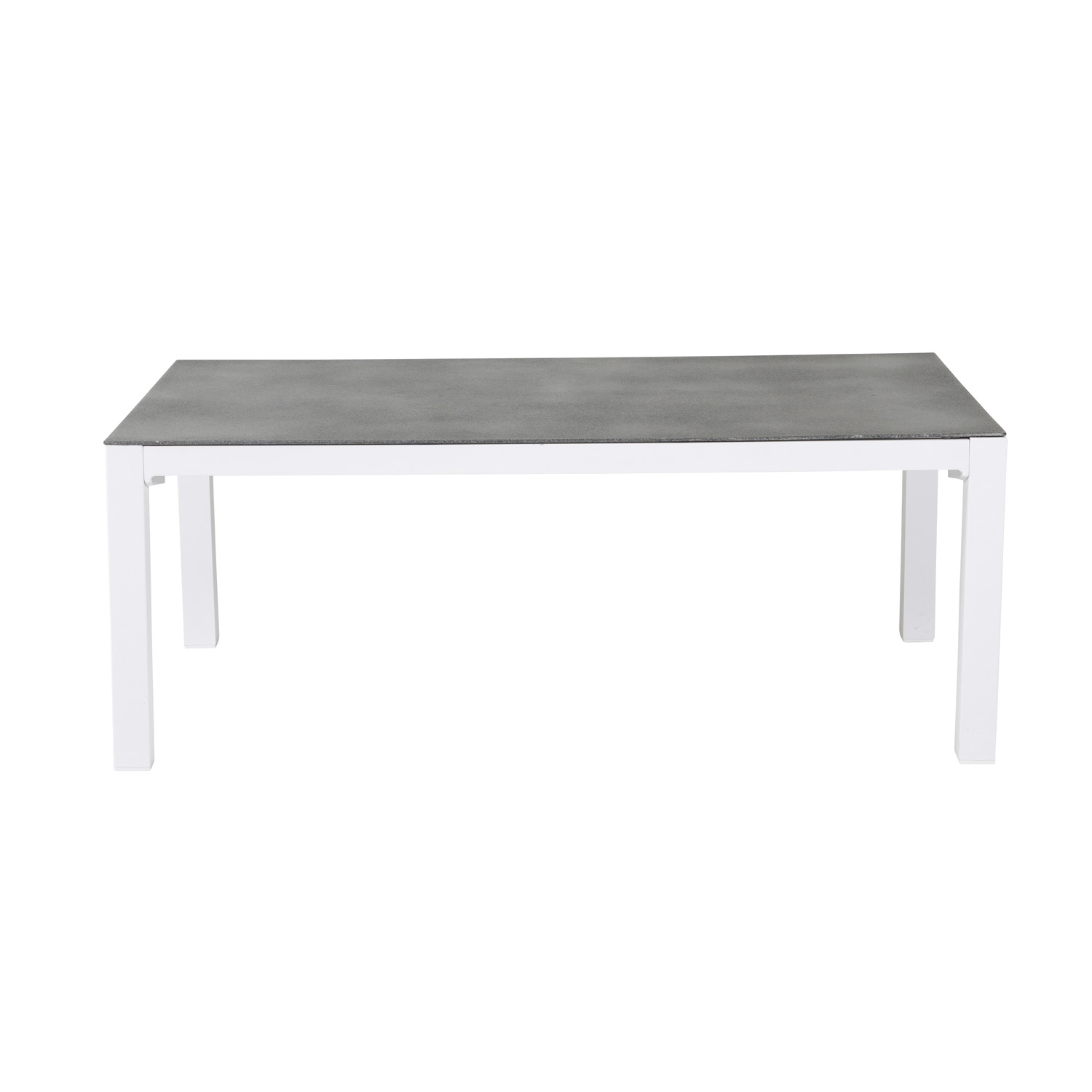 Venture Design Copacabana Lyx Havebord - Grå Sprayglas Og Hvid Aluminium Terrasse & Have