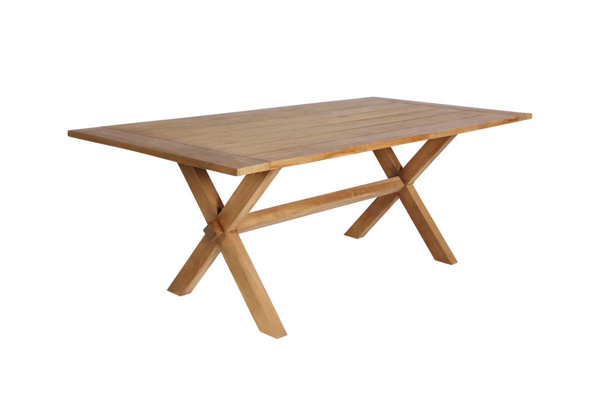Sika Design Colonial Spisebord - Teaktræ, 100X200 Spisestue