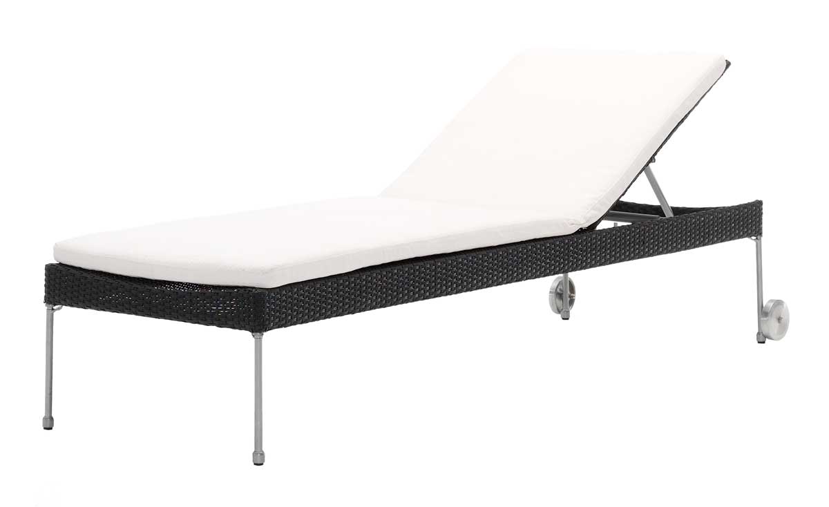 Sika Design Mars Solstol - Sort Flettet Rattan Inkl. Hynde
