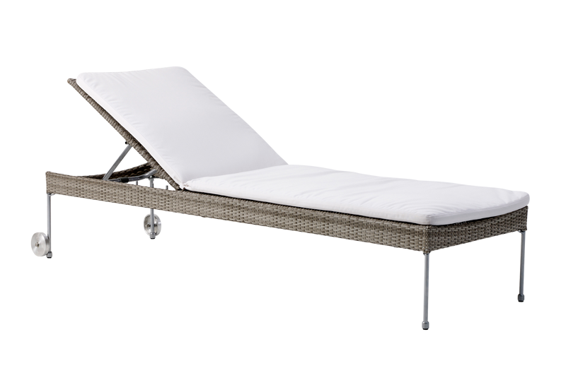 Sika Design Sika Design Mars Solstol - Grå Flettet Rattan Inkl. Hynde Havemøbler